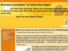 Tablet Screenshot of lepactedesanges.com